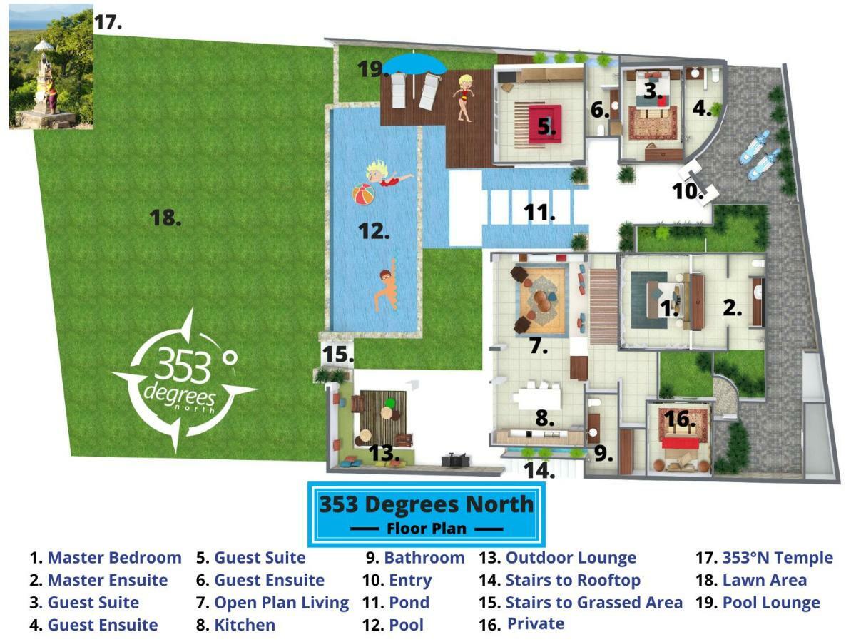 353 Degrees North Villa Nusa Lembongan  Luaran gambar